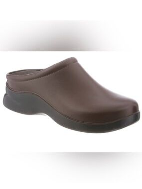 KLOGS Edge Slip On Comfort Shoes Sz 10 Unisex Brown Restaurant Chef Waitress NEW